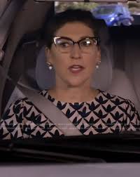 WornOnTV: Sheila's floral tie neck blouse