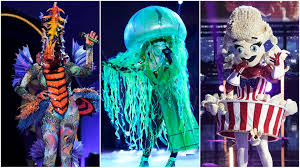 'the masked singer' season 4 reveals: The Masked Singer Semi Finals Seahorse Popcorn Jellyfish Unmasked Variety