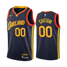 Golden state warriors, san francisco warriors, philadelphia warriors. Custom Navy Jersey 2020 21 Warriors 00 City Edition Oakland Jersey