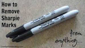 How To Remove Sharpie Marks From Anything How To Remove Sharpie Remove Permanent Marker Sharpie