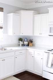 Builder Grade Kitchen Update At Lionandlantern Com White Subway Tile Beveled Subway Tile Builder Grade Kitchen Diy Kitchen Countertops Tiny Kitchen Remodel