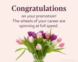 You deserve to celebrate, and not just with a beer. Promotion Wishes Congratulations Message On Promotion