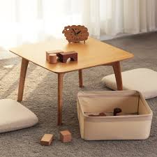 Stunning premium coffee tables with baskets underneath with regard to bedroom pleasant table baskets coffee tables wicker basket is also view photo 24 of 40. Buy Small Coffee Table Square Tatami Table Storage Basket 2 Sponge Cushions Living Room Furniture Online In Indonesia B0732y7y5x