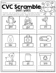 Part of a set of early writing worksheets free from k5 learning. The Moffatt Girls St Patrick S Day No Prep Packets Cvc Words Worksheets Three Letter Words Cvc Words