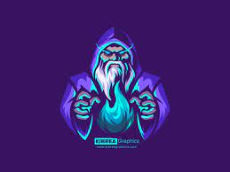 Wizard Mascot Logo Logo Design Art Wizards Logo Game Logo Design