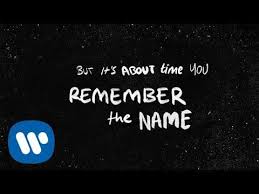 Ed Sheeran Remember The Name Feat Eminem 50 Cent Official Lyric Video Youtube Ed Sheeran Eminem Remember The Name