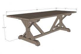 The materials can also be easily got to build this magnificent table. Fancy X Farmhouse Table Farmhouse Table Plans Farmhouse Dining Table Diy Farmhouse Table