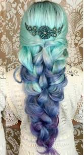 Blue hair with sparkle undercut. 1001 Ombre Hair Ideas For A Cool And Fun Summer Look