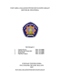 Check spelling or type a new query. Pancasila Dalam Konteks Ketatanegaraan Makalah Dyah Lestari Academia Edu