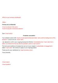 Resigning during a probation period. 18 Sample Employment Probation Period Letters In Pdf Ms Word