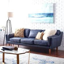 blue leather couch decorating ideas