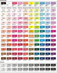 55 Best Color Charts Images Color Ink Markers