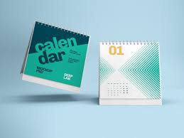 Square Desk Calendar Mockup Desk Calendar Mockup Stationery Mockup Desk Calendars