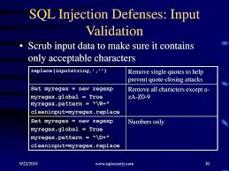 Use two single quotes for every one quote to display the simplest method to escape single quotes in oracle sql is to use two single quotes. Sql Server Security Attack Defense Ppt Download