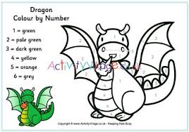 Color by numbers for adults, color by numbers mandela pattern printable, printable coloring pages adult, instant download, a4 letter size. Dragon Colour By Number
