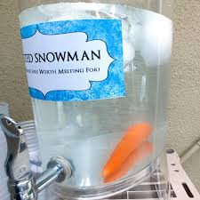 Frozen Melted Snowman Water Station Frozen Decorations Melted Snowman Frozen Birthday Party