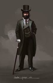 Victorian Gentleman Mateusz Michalski Steampunk Characters Victorian Gentleman Concept Art Characters