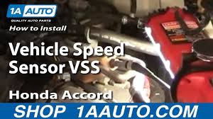 You have to buy the complete under hood fuse box unless you can find a good used one. How To Replace Vehicle Speed Sensor 92 01 Honda Accord Youtube
