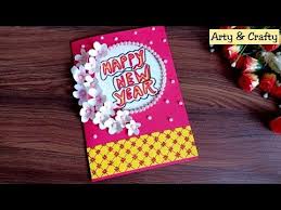 · handmade new years card ideas with tips and instructions to make happy new year cards yourself. Happy New Year Card 2020 How To Make New Year Greeting Card New Year Card Making Handmade New Year Greeting Cards New Year Card Making Happy New Year Cards