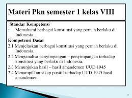 Video pembelajaran pkn smp kelas 7 kurikulum 2013. Ppt Materi Pembelajaran Pkn Smp Kelas Viii Powerpoint Presentation Free Download Id 2241322
