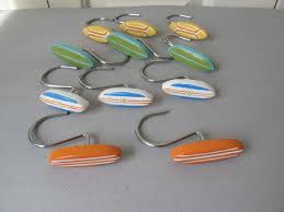 Surf Board Shower Curtain Hooks Set Of 11 Shower Curtain Hooks Bathroom Style Kids Bathroom