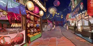 Anime Summer Festival Background Google Search