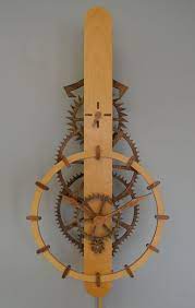 Ascent Wooden Gear Clock Available As A Precut Clock Kit Or Diy Clock Plan In 2021 Wooden Clock Kits Wooden Gear Clock Wooden Clock Plans