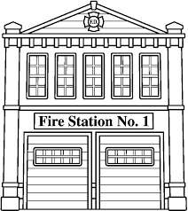 All coloring pages » cartoon » paw patrol » chase and marshall at the fire station. Online Coloring Pages Coloring Page Fire Station Fire Download Print Coloring Page