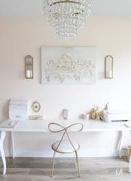 While pottery barn already has extremely reasonable. Updated Glam Office Reveal With Blush Pink Walls Summer Adams