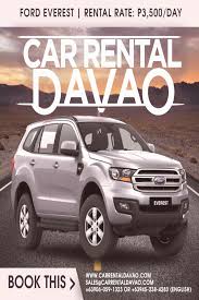 Rent An Affordable Ford Everest In Davao City