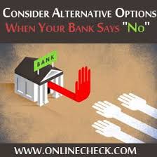 Consider Alternative Options When Bank Says No Business Loans Loan Loan Money