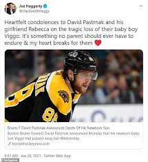 The utterly beautiful girlfriend of david pastrnak czech right wing for the boston bruins. Bruins Star David Pastrnak Reveals His Six Day Old Baby Boy Has Died And Post Heartbreaking Photo Mixdigest