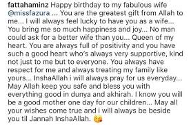 Awak nak tahu apa beza saya dengan rumah ni? ayat pickup line untuk lelaki cair pun ada bagi versi perempuan. Bersemut Ucapan Romantis Fattah Amin Bersempena Hari Jadi Fazura