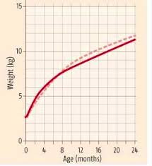 infant growth chart helps to know the proper development