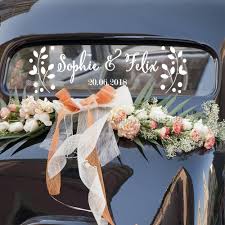 Check out results for diy car decor Floral Customised Name Date Stickers Diy Wedding Car Decor Vinyl Decal Personalised Bride Groom Names With Wedding Date Lc777 Buy At The Price Of 2 38 In Aliexpress Com Imall Com