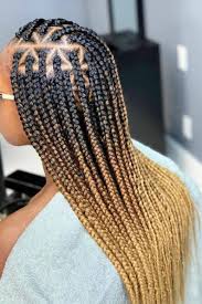 Black And Brown Knotless Braids Braided Wig Knotless Braids Wig Box Braids Wig Segnalease Etsy In 2020 Box Braid Wig Unique Braids Braids For Black Hair