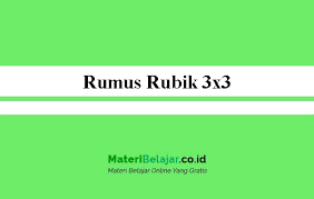 Kubus rubik kadang bisa menimbulkan frustrasi dan sepertinya hampir tidak mungkin dikembalikan ke konfigurasi awalnya. Rumus Rubik 3x3 Pengertian Dan Cara Menyelesaikannya