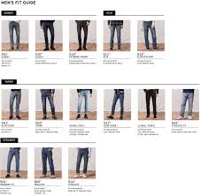 47 prototypic levis mens jeans style chart