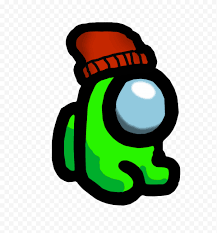 Hd Green Lime Among Us Mini Crewmate Character Baby Beanie Hat Png Citypng