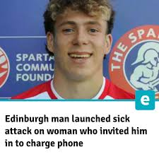 He was invited in to charge his phone after a night out