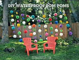 Experts gathered this collections to make your life easier. Diy Outdoor Party Decorations Waterproof Pom Poms