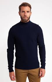 Pull homme de couleur bleu. Pulls Bleu Armand Thiery Homme