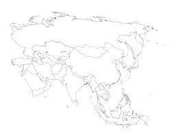 I want to get a map (i only need a picture) that has the road network but without labels (text on the map). Blank Map Of Asia Printable