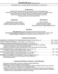 Nurse Practitioner Resume Example