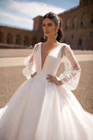 Pin By Taeha 97 On Milla Nova Royal Collection Ball Gown Wedding Dress Wedding Dress Long Sleeve Wedding Dress Trends