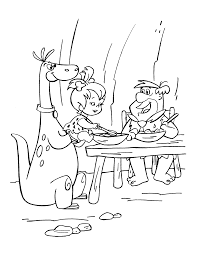 Flintstones printable coloring pages for kids. Coloring Page Flintstones Coloring Pages 12