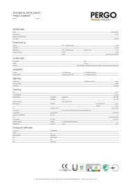 A trusted media partner throughout north america, europe and beyond. Technical Data Sheet Pergo Langeland Pergo Pdf Catalogs Documentation Brochures