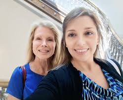 WELCOME TO THE WEEKEND! Here's Holly of VeteranWarriors and Linda of  VeteranCaregiver in DC yesterday