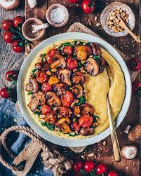 Lecker Vegetarian Recipes Mushroom Polenta Vegetarian