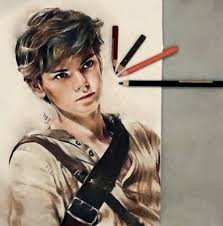 Drawing Of Newt Newt Maze Runner Maze Runner Movie Maze Runner Funny